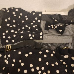 EUC Cumberbund, Bow Tie And Pocket Square